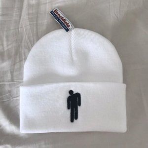 Billie Eilish Blohsh White Beanie Unisex
